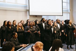 Black Chorus performing